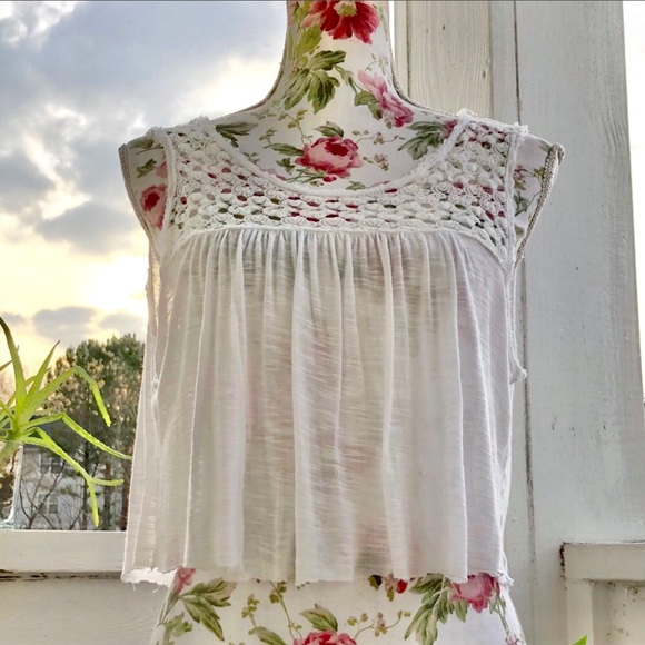 Aeropostale Tops - White Crop Top